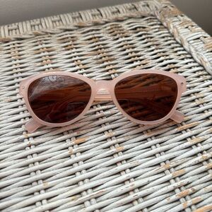 Blush Pink Retro Sunglases